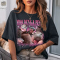 Moo Deng And Pesto T-Shirt, Moo Deng Bootleg Rap T-Shirt, Vintage 90s Tee, Moo Deng Pesto T-Shirt, Funny Meme Trending...