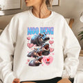 Moo Deng I Love You Funny Sweatshirt, Moo Deng Sweatshirt, Baby pygmy hippo Moo Deng Sweatshirt, Gift For Fan, Gift For...