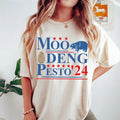 Moo Deng Pesto 2024 T Shirt, Funny Moo Deng Shirt, Baby Pesto Penguin Tshirt Hoodie, Sweatshirt | GrindPrints.com