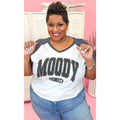 Moody Graphic V-Neck T-Shirts, Hoodie, Sweatshirt | GrindPrints.com