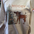 Mooey Christmas Sweatshirt T-Shirts, Hoodie | GrindPrints.com
