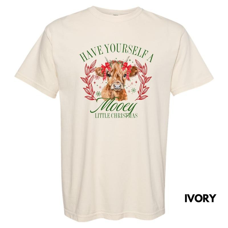 Mooey Little Christmas Comfort Colors T-Shirt 'NLB' Hoodie, Sweatshirt | GrindPrints.com