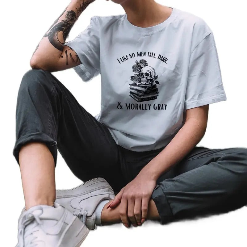 Morally Gray Dark romance Tshirt Casual Fashion Hoodie, Sweatshirt | GrindPrints.com