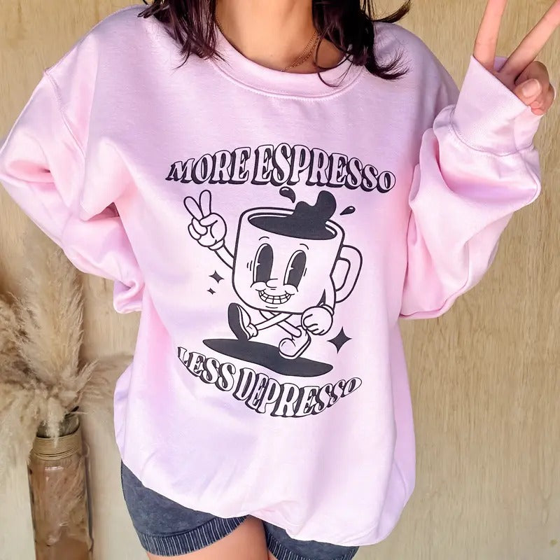 More Espresso Graphic Pullover T-Shirts, Hoodie, Sweatshirt | GrindPrints.com