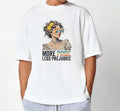 More Pride Less Prejudice LGBT Queer T-Shirt Retro Vintage Graphic Retro Graphic Tee Football Team Retro College Hoodie,...