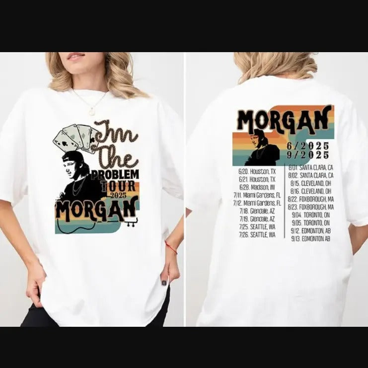 Morgannn Tour 2025, Country Music Shirt Hoodie, Sweatshirt | GrindPrints.com