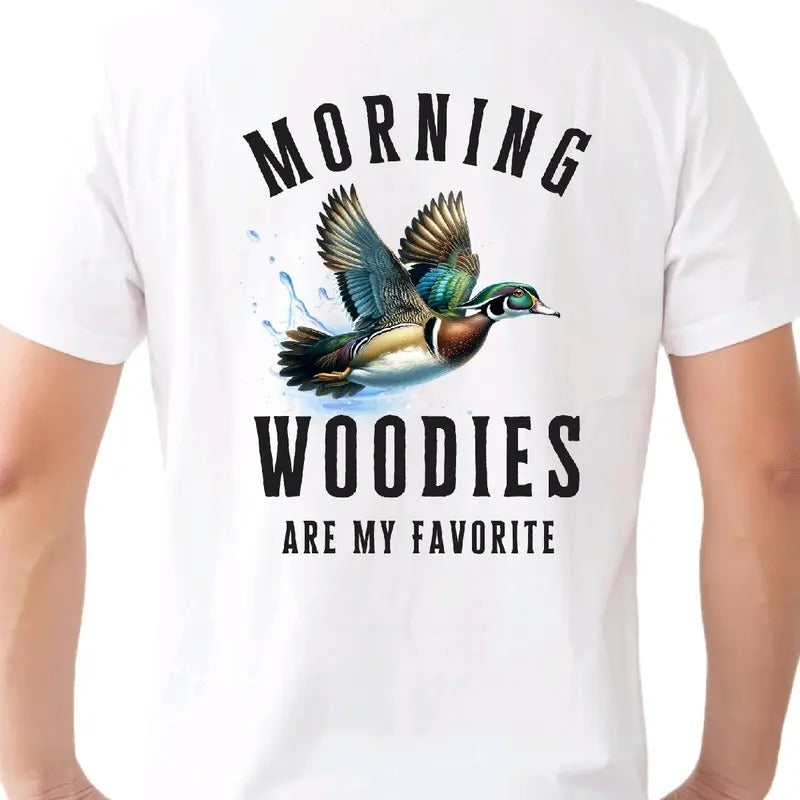 Morning Woodies are my Favorite T-shirt. Menswear men funny t shirt Hoodie, Sweatshirt | GrindPrints.com