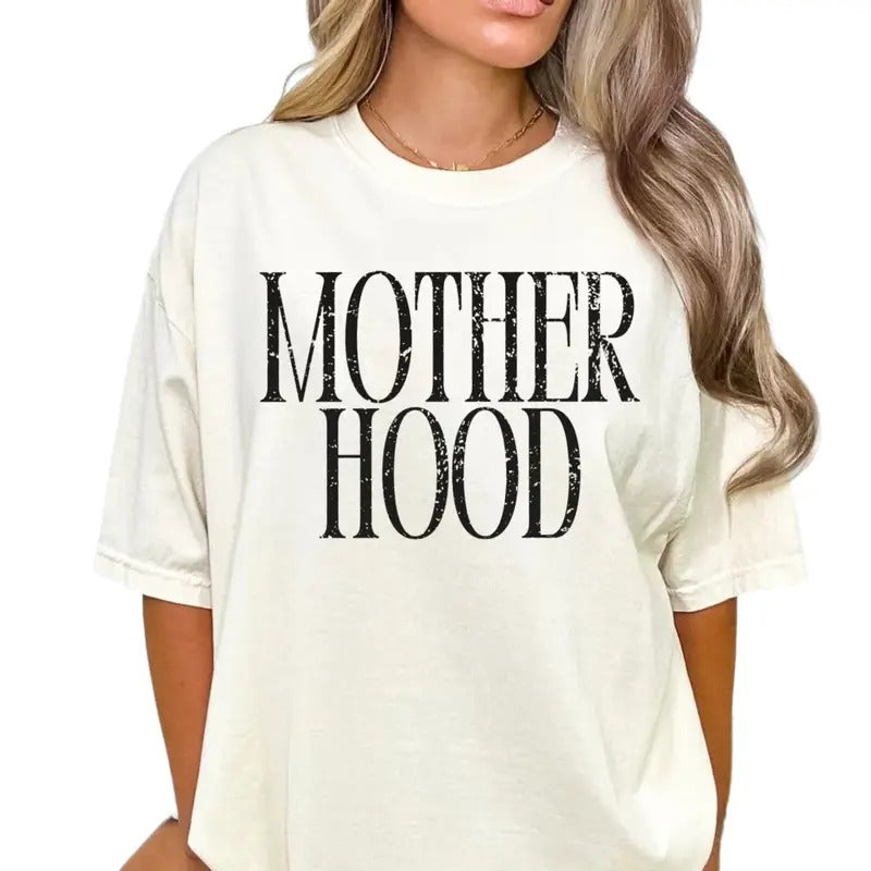 Mother Hood Shirt, Trendy Mama Tshirt, Mom Life Tee, Graphic Mom T Shirt, Motherhood T Shirt, Mothers Day Gift, Unisex...