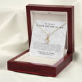 Mother In Law Necklace, Gift For Future Mother In Law, Wedding Jewelry, Necklace With Message Card, Gift For Future Mom...