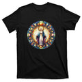 Mother Mary Stained Glass : Mother God Jesus Christ Catholic T-Shirts, Hoodie, Sweatshirt
