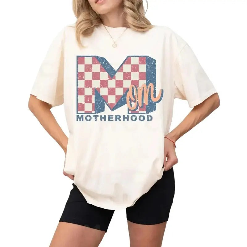 Motherhood MOM Inspired Shirt, mom gift Womenswear Top Hoodie, Sweatshirt | GrindPrints.com