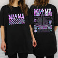 Motherhood Sometimes I Rock It Sometimes It Rocks Me Shirt, Double-Side Rock Shirt, Mama Tour Shirt, Mother's Day Shirt,...
