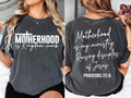 Motherhood is Kingdom Work Shirt Christian Mom Shirt Bible Quote Shirt,  Christian Shirt Hoodie, Sweatshirt | GrindPrints.com