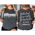 Motherhood is Kingdom Work T shirt, Christian Mom sweatshirt, hoodie BibleQQuote | GrindPrints.com