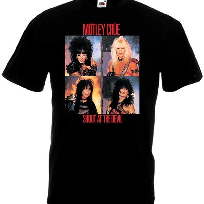 Motley Crue Shout At The Devil V6 T-shirt Vintage Unisex Full Size Hoodie, Sweatshirt | GrindPrints.com