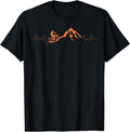 Mountain Bike Heartbeat Shirt Cute Bike Heartbeat Cotton Short Sleeve T-Shirts, Hoodie, Sweatshirt