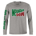 Mountain Dew Do The Dew Sleeve Print Long Sleeve T-Shirt - Gray men Hoodie, Sweatshirt | GrindPrints.com