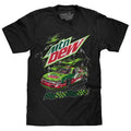 Mountain Dew Racecar T-Shirt - Black Hoodie, Sweatshirt | GrindPrints.com