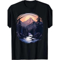 Mountaineering Outdoor Nature Forest Men's graphic T-shirt Made in USA Hoodie, Sweatshirt | GrindPrints.com