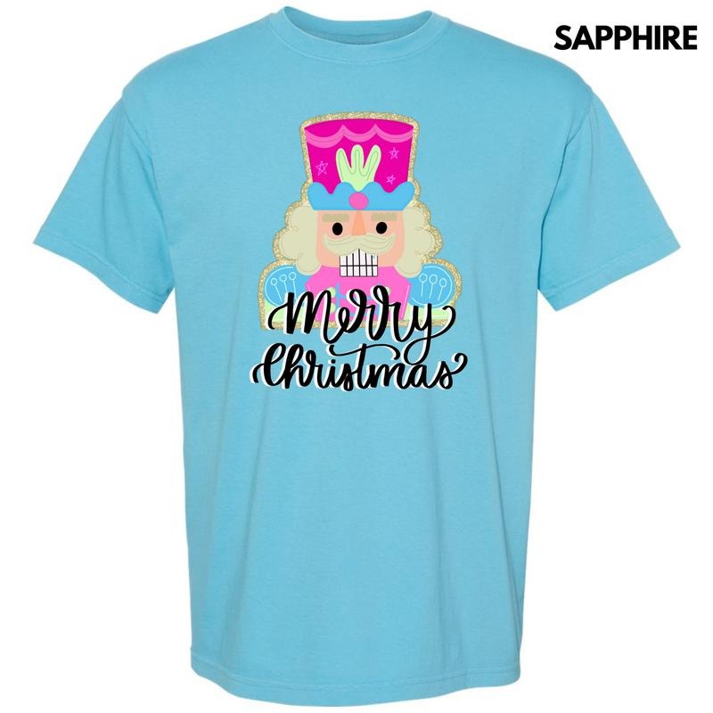 Mr. Nutcracker Merry Christmas Comfort Colors T-Shirt 'NLB' Hoodie, Sweatshirt | GrindPrints.com