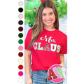 Mrs Claus Sequin Christmas Graphic T-Shirt Hoodie, Sweatshirt | GrindPrints.com
