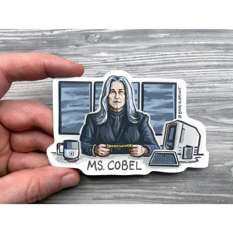 Ms Cobel - Severance Sticker Illustration - Waterproof Decals & Magnets - FREE US SHIPPING T-Shirts, Hoodie, Sweatshirt