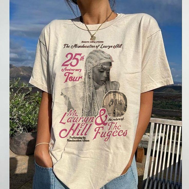 Ms Lauryn Hill Tour T-Shirt, The Miseducation Of Lauryn Hill Gift Hoodie, Sweatshirt | GrindPrints.com