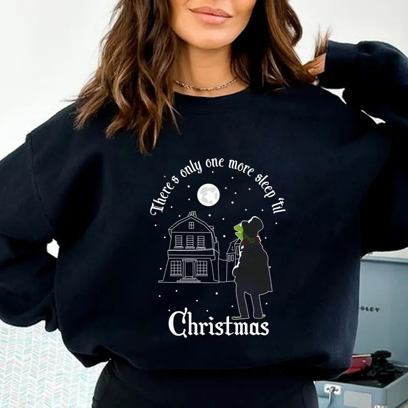 Muppet Christmas Carol Shirt, Kermit The Frog Sweatshirt, One More Sleep Til Christmas Shirt, Merry Xmas Shirt, Kermit...