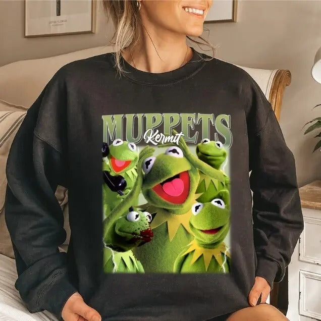Muppets Kermit Shirt, Muppets Show Sweatshirt, Funny Muppets Tee Shirt, Kermit Shirt, Muppets Merch Hoodie | GrindPrints.com