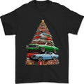 Muscle Car Christmas Tree Xmas Classic Mens T-Shirt Cotton Made in USA Hoodie, Sweatshirt | GrindPrints.com