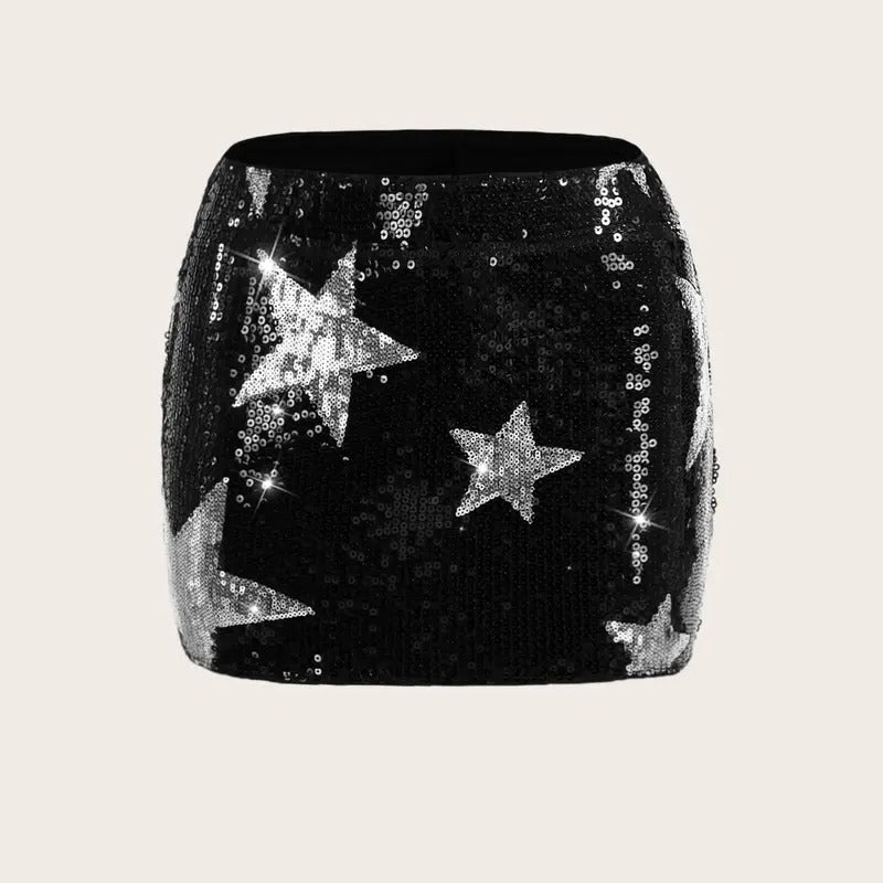 Music Festival Rave Star Pattern Sequin Bodycon SkirtY2K T-Shirts, Hoodie, Sweatshirt | GrindPrints.com