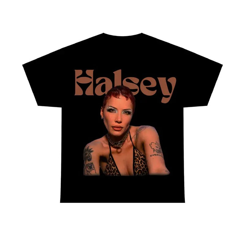 Music Halseyy Brown Shirt, Gift Fans Tee Hoodie, Sweatshirt | GrindPrints.com