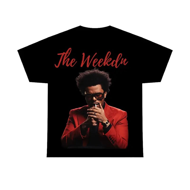 Music Red Thee Weekdddnn Shirt, Rap Gift Fans Tee Hoodie, Sweatshirt | GrindPrints.com
