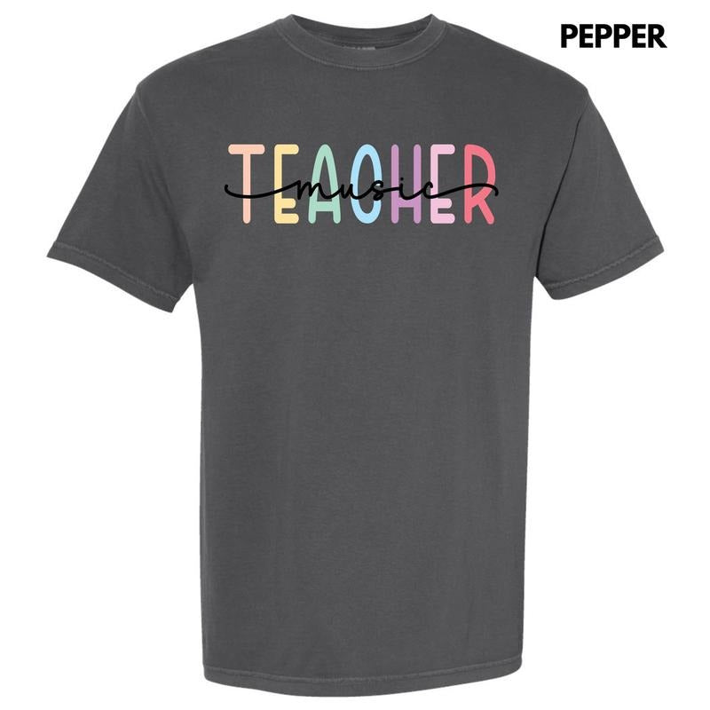 Music Teacher Comfort Colors T-Shirt 'NLB' Hoodie, Sweatshirt | GrindPrints.com