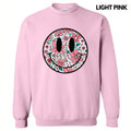 Muted Florals Happy Face Sweatshirt 'NLB' T-Shirts, Hoodie | GrindPrints.com