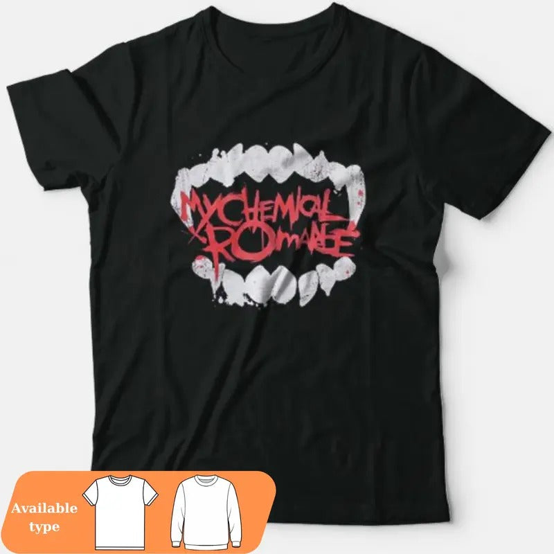 My Chemical Romance merch, Teeth Wreckage T-Shirt, MCR Three Cheers Tee, Rock Band Merch, MCR Shirt, MCR merch Hoodie,...