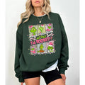 My Day Grinchmas Sweatshirt, I'm Booked Sweatshirt, Christmas Shirt, Christmas Crewneck, Christmas Gifts,, Grinchy Women...