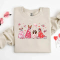 My Dog Is My Valentine Sweatshirt, Valentine Dog Sweater, Dog Sweatshirt, Pet Lover Gift, Valentines Day Shirt, Gift for...