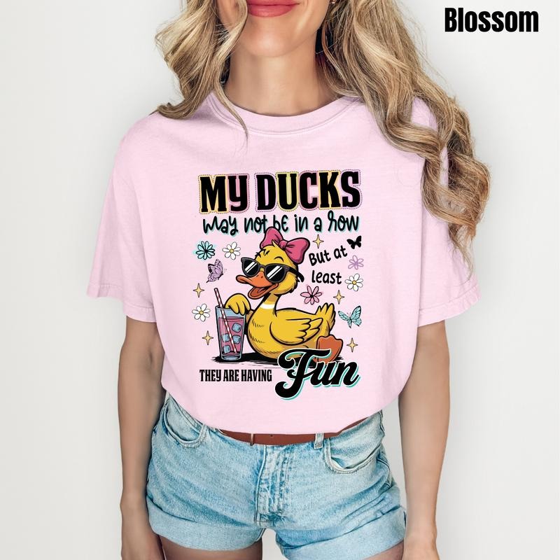 My Ducks Have Fun Comfort Colors T-Shirt 'NLB' Hoodie, Sweatshirt | GrindPrints.com