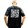 My Girlfriend Will K.ll You QR Code Back Print Tshirt, Funny QR Code Shirt, Boyfriend Gift From Girlfriend, Unisex Short...