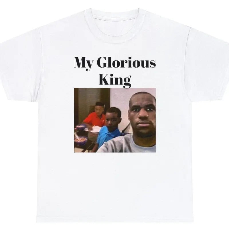 My Glorious King L Jamess, Funny Shirt Hoodie, Sweatshirt | GrindPrints.com