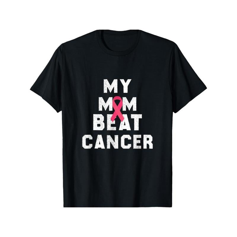 My Mom Beat Cancer Survivor Mom Like A Boss T-Shirt Made in USA Hoodie, Sweatshirt | GrindPrints.com