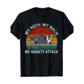 My Neck My Back My Anxiety Attack Opossum Sunset T-Shirt made in usa Hoodie, Sweatshirt | GrindPrints.com