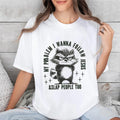 My Problem I Wanna Follow Jesus and Slap People Too Tee Pure Cotton Casual Street Style Crew Neck Short Sleeve T-Shirt...