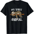 My Spirit Animal is a Sloth T-Shirt Made in USA Hoodie, Sweatshirt | GrindPrints.com