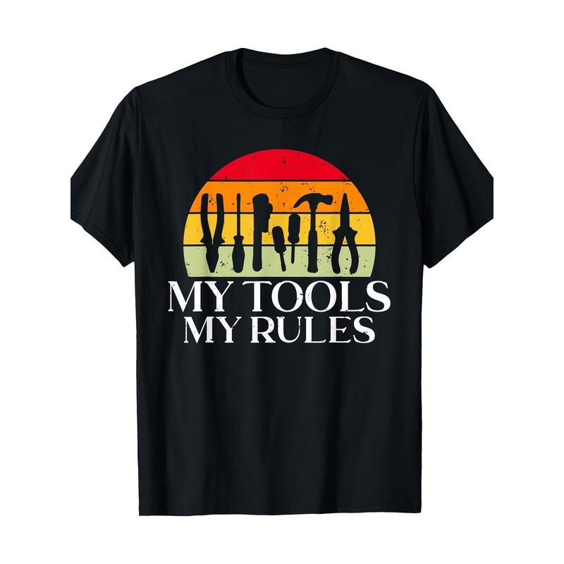 My Tools My Rules Handyman Woodworker Craftsman T-shirt made in usa Hoodie, Sweatshirt | GrindPrints.com