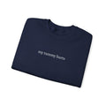 My Tummy Hurts - UnisexCrewneck Sweatshirt Menswear Sweaters Hoodie Tops T-Shirts | GrindPrints.com
