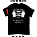 My Tummy Hurts, But I am Brave , Animals Tee, Unisex T-Shirt - 1, Gifts Hoodie, Sweatshirt | GrindPrints.com