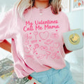 My Valentines Call Me Mama T-shirt, Valentine Mom Shirt, Valentine Gift for Mom Hoodie, Sweatshirt | GrindPrints.com