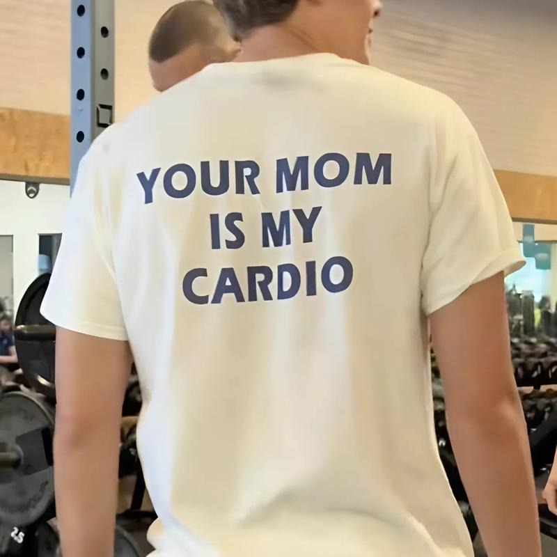 My mom is my cardio Shirt, Funny Quotes Tshirt and Sweatshirt, unisex tee, gift for fans, menswear, crewneck, gildan,...